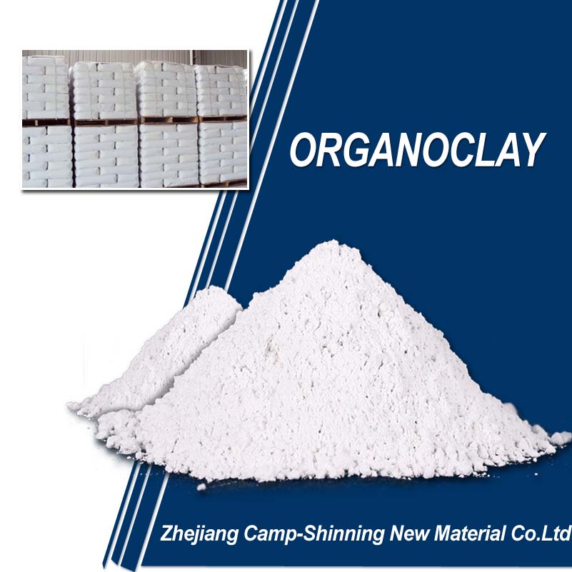 organophilic clay used in oil drilling fluids